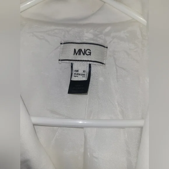 MNG by Mango 100% cotton beige/tan jacket womens XXS - Picture 7 of 9